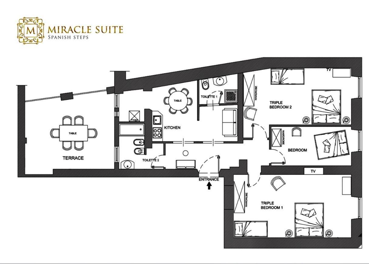 Spanish Steps Miracle Suite Рим Экстерьер фото